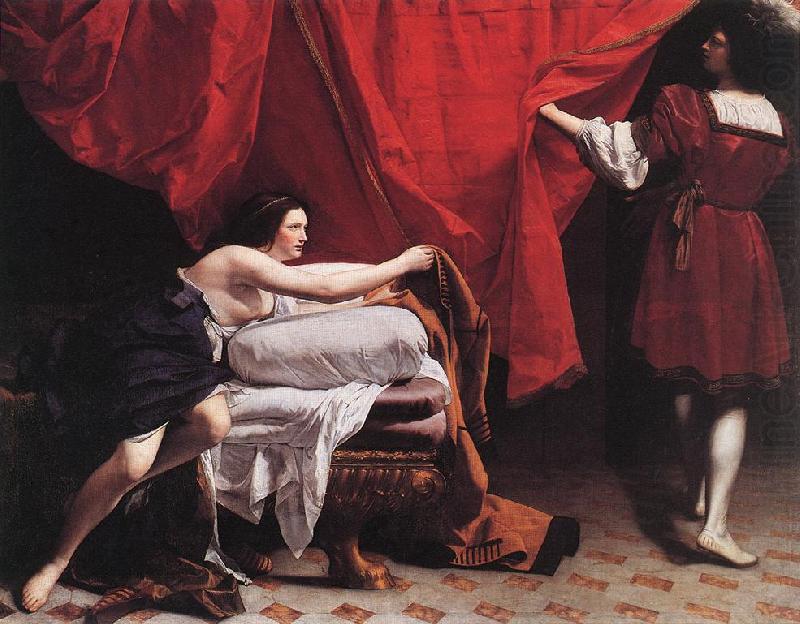 Joseph and Potiphar's Wife, GENTILESCHI, Orazio